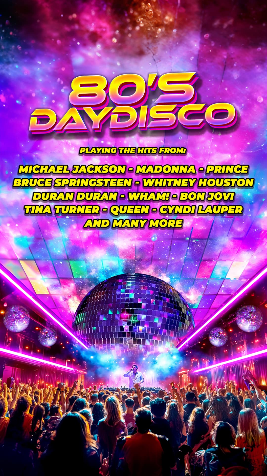 The Ultimate 80s Day Disco