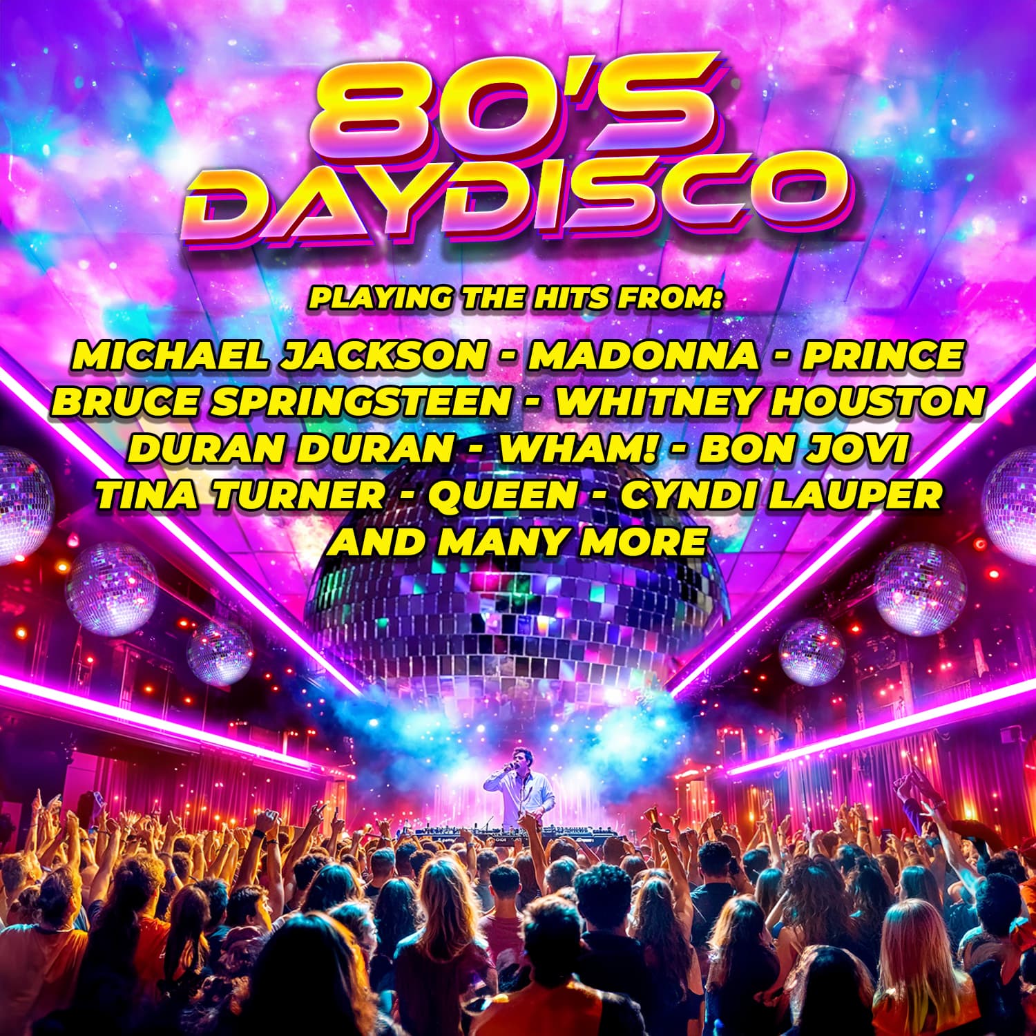 The Ultimate 80s Day Disco