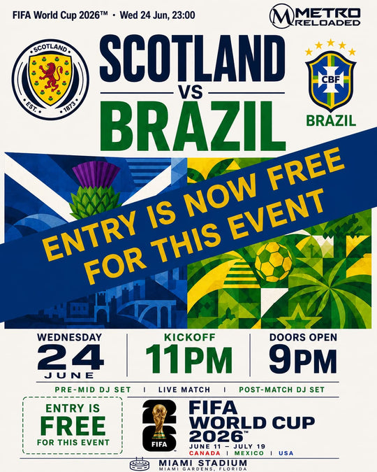 Scotland v Brazil Live - FREE On The Big Screen