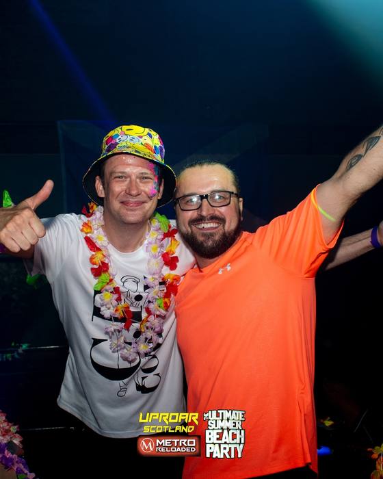 Uproar Scotland Ultimate Beach Party memory photo