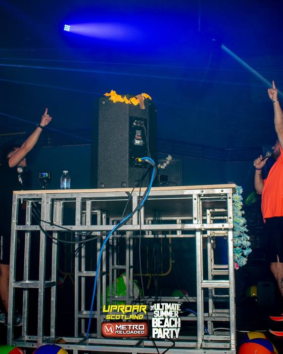 Uproar Scotland Ultimate Beach Party memory photo