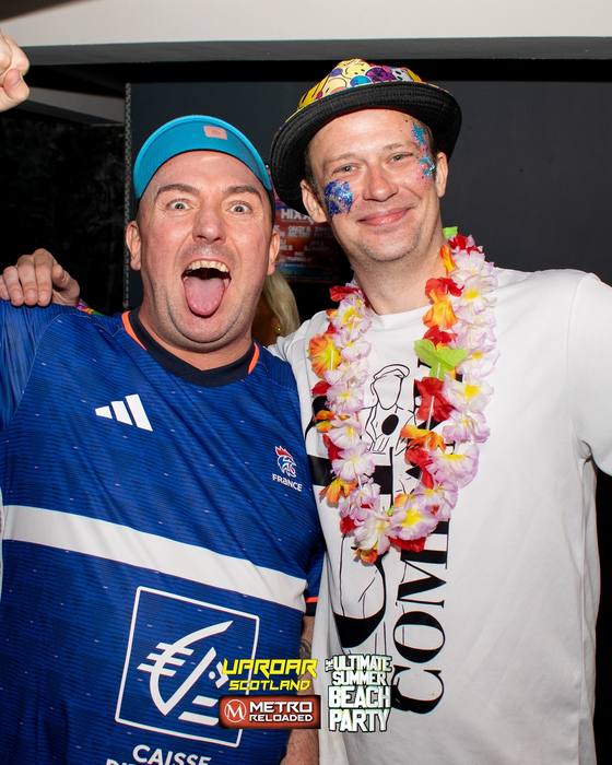 Uproar Scotland Ultimate Beach Party memory photo