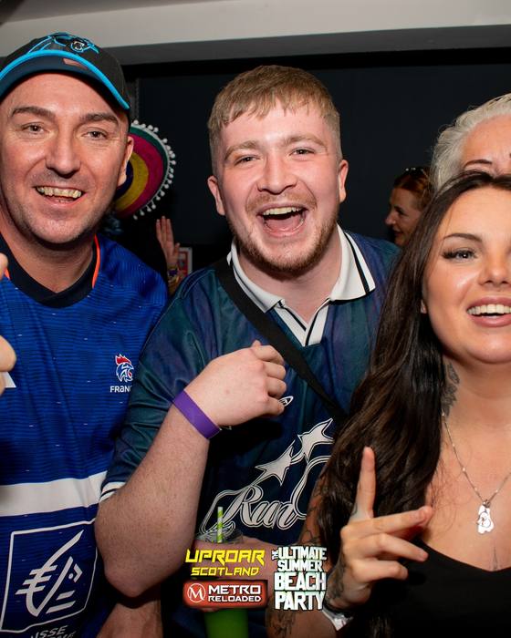 Uproar Scotland Ultimate Beach Party memory photo