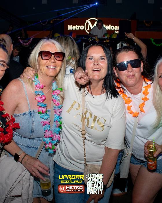 Uproar Scotland Ultimate Beach Party memory photo