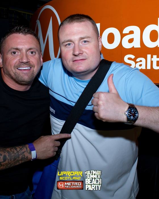 Uproar Scotland Ultimate Beach Party memory photo