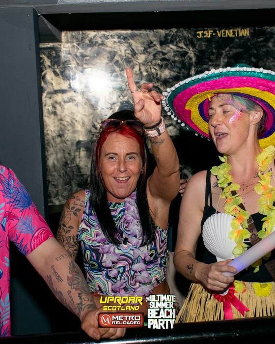 Uproar Scotland Ultimate Beach Party memory photo