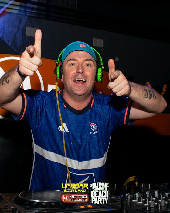 Uproar Scotland Ultimate Beach Party memory photo