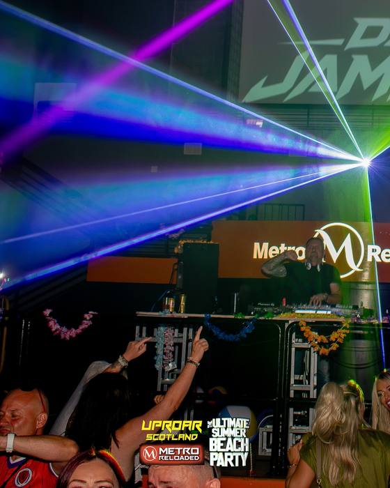 Uproar Scotland Ultimate Beach Party memory photo