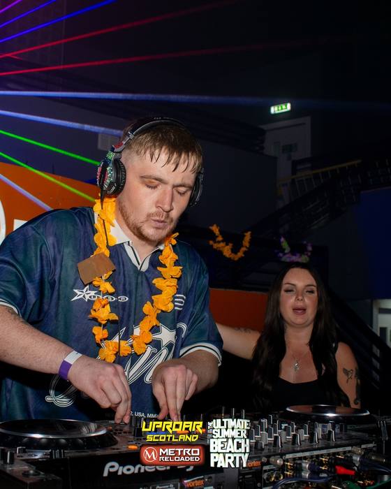 Uproar Scotland Ultimate Beach Party memory photo