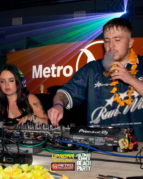 Uproar Scotland Ultimate Beach Party memory photo