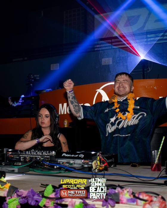 Uproar Scotland Ultimate Beach Party memory photo