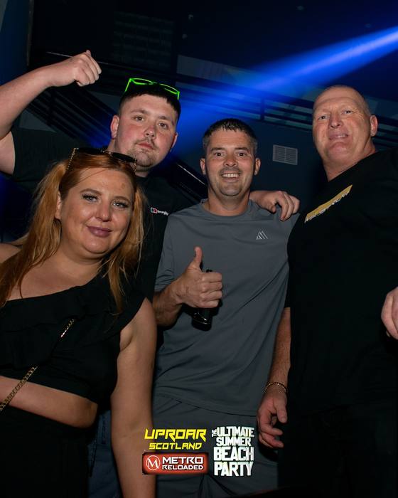 Uproar Scotland Ultimate Beach Party memory photo